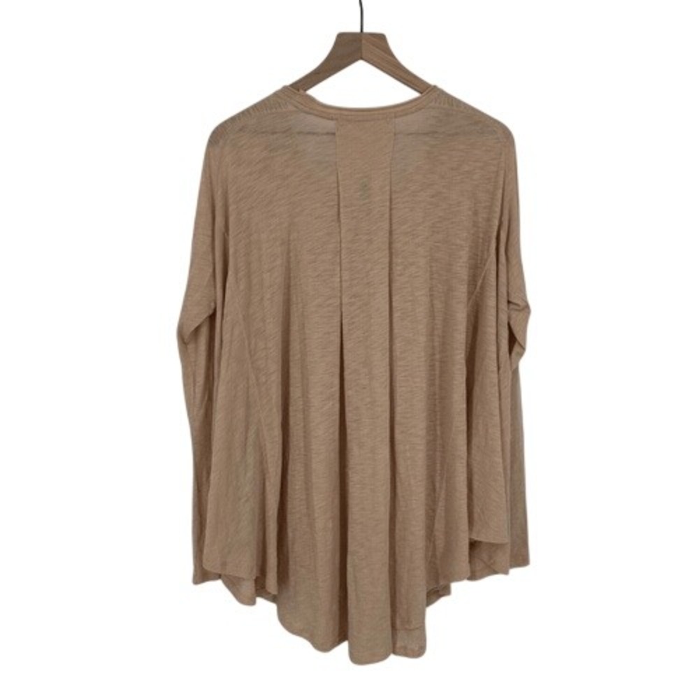 We The Free People Top Womens Medium Pink Misty Mink Long Sleeve Tunic Slub NWT - Picture 9 of 10